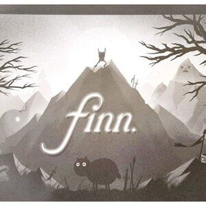 2014 Adventure Time Cartoon Poster Finn On The Mountain Olly Moss 16 x 11" DWJJ8